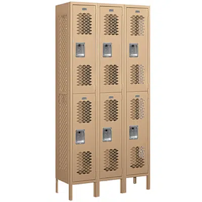 Obrázek pro 72000 Series Vented Metal Lockers - Double Tier - 3 Wide