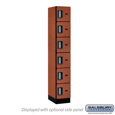 Image for 36000E Series Designer Wood Lockers - Six Tier Box Style - Electronic Locks - 1 Wide