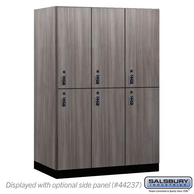 BIM objects - Free download! 18-42000R Series Premier Wood Lockers ...
