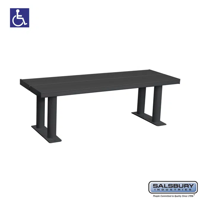 77771 Series Aluminum ADA Locker Benches