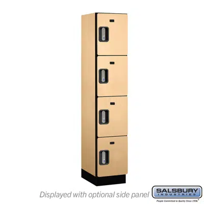 Image for 24000E Series Designer Wood Lockers - Four Tier - Electronic Locks - 1 Wide