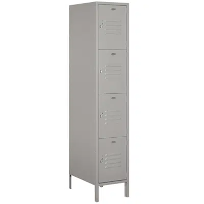 Image for 18-54000 Series Standard Metal Lockers - Four Tier - 1 Wide