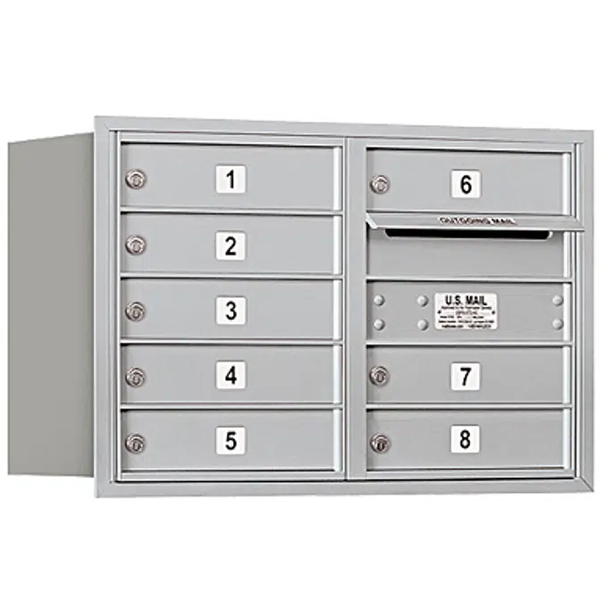 BIM objects - Free download! 3700 Series Recessed Mounted 4C Horizontal ...