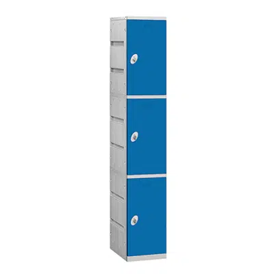 93000 Series Plastic Lockers - Triple Tier - 1 Wide图像