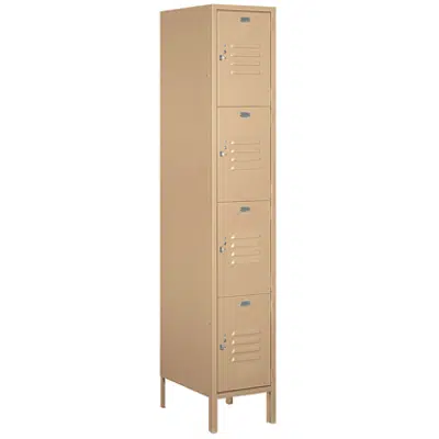 Image for 54000 Series Standard Metal Lockers - Four Tier - 1 Wide