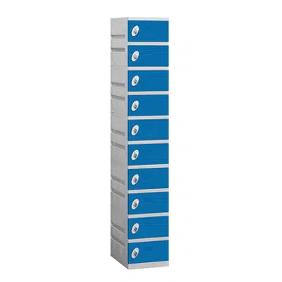 Image for 90000 Series Plastic Lockers - Ten Tier - 1 Wide