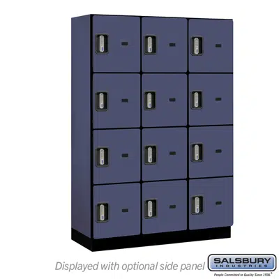 Image for 18-24000E Series Designer Wood Lockers - Four Tier - Electronic Locks - 3 Wide