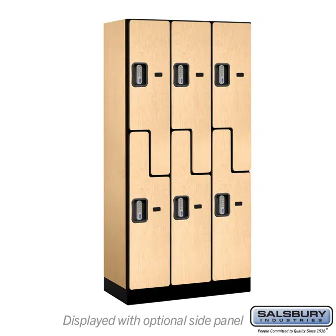 BIM objects - Free download! 37000E Series Designer Wood Lockers ...