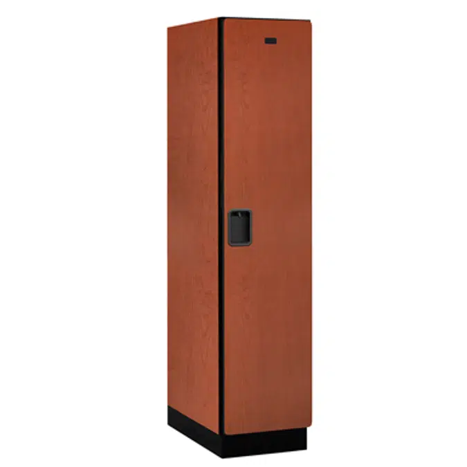 18-21000 Series Designer Wood Lockers - Single Tier - 1 Wide