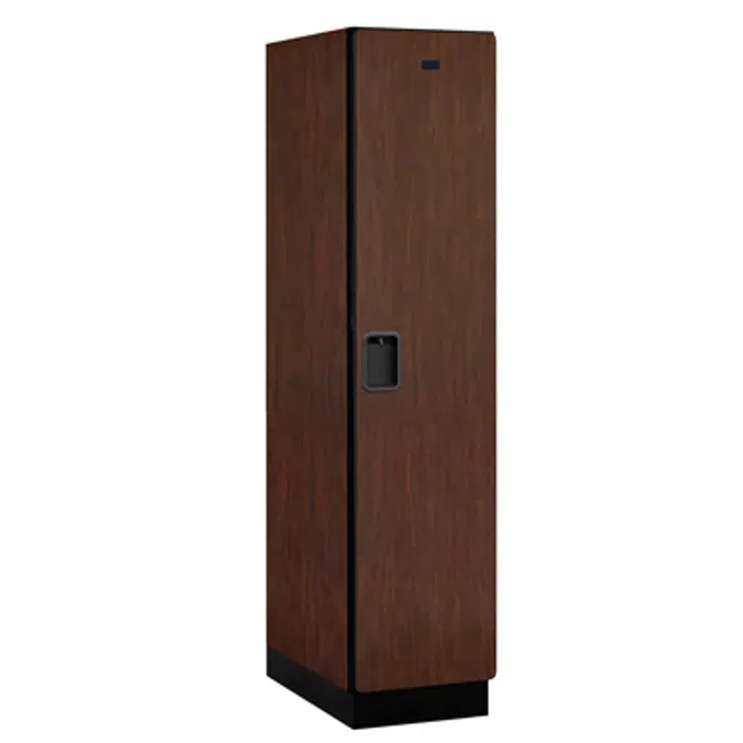 18-21000 Series Designer Wood Lockers - Single Tier - 1 Wide