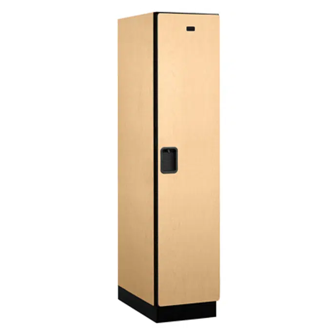 18-21000 Series Designer Wood Lockers - Single Tier - 1 Wide