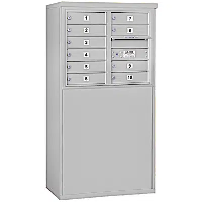 3900 Series Free-Standing 4C Horizontal Mailboxes - 6 Door High Units图像