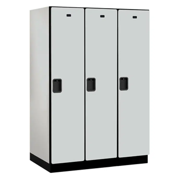 18-21000 Series Designer Wood Lockers - Single Tier - 3 Wide
