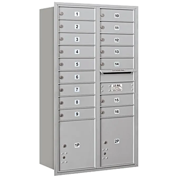 BIM objects - Free download! 3700 Series Recessed Mounted 4C Horizontal ...