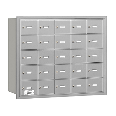 Image for 3600 Series Recessed Mounted 4B+ Horizontal Mailboxes-Rear Loading-5 Door High Units