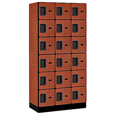 Image for 35000-36000 Series Designer Wood Lockers - Box Style - 3 Wide