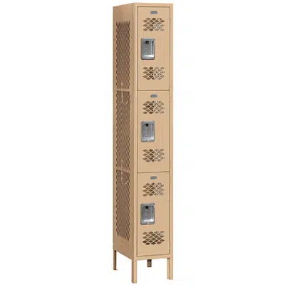 billede til 73000 Series Vented Metal Lockers - Triple Tier - 1 Wide