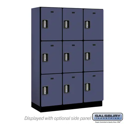 Image for 18-23000E Series Designer Wood Lockers - Triple Tier - Electronic Locks - 3 Wide