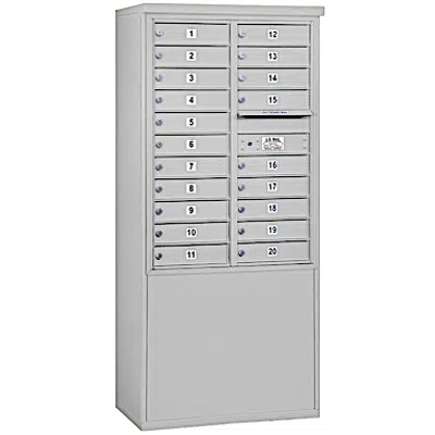 Image pour 3900 Series Free-Standing 4C Horizontal Mailboxes - 11 Door High Units