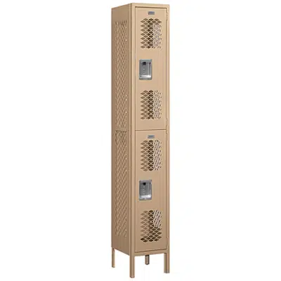 Image for 72000 Series Vented Metal Lockers - Double Tier - 1 Wide