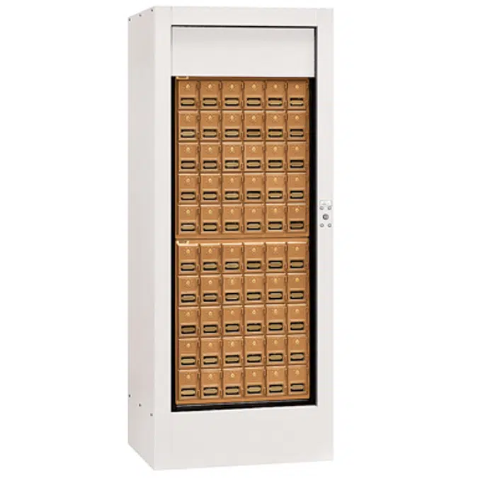 BIM objects - Free download! 3100 Series Rotary Mail Center-Brass ...