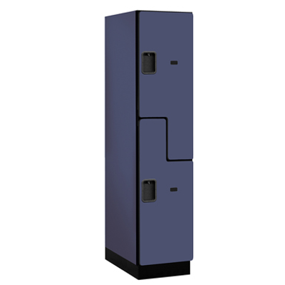 afbeelding voor 18-27000 Series Designer Wood Lockers - Double Tier S-Style  - 1 Wide