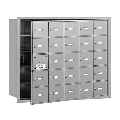 Image for 3600 Series Recessed Mounted 4B+ Horizontal Mailboxes-Front Loading-5 Door High Units