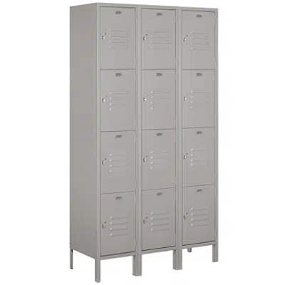 18-54000 Series Standard Metal Lockers - Four Tier - 3 Wide图像