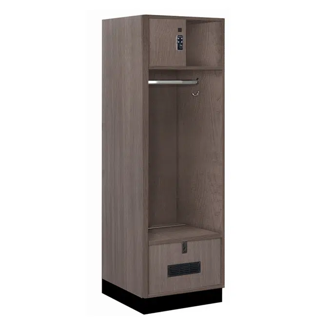 40000R Series Premier Wood Open Access Lockers
