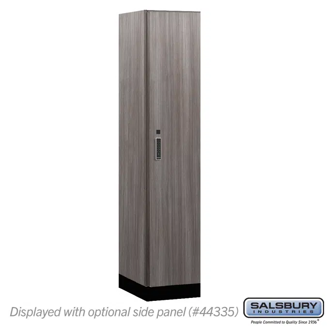 15-41000E Series Premier Wood Lockers - Single Tier - Electronic  Lock - 1 Wide