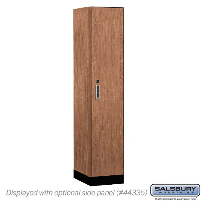 15-41000E Series Premier Wood Lockers - Single Tier - Electronic  Lock - 1 Wide