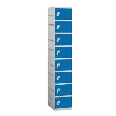 Image for 98000 Series Plastic Lockers - Eight Tier - 1 Wide