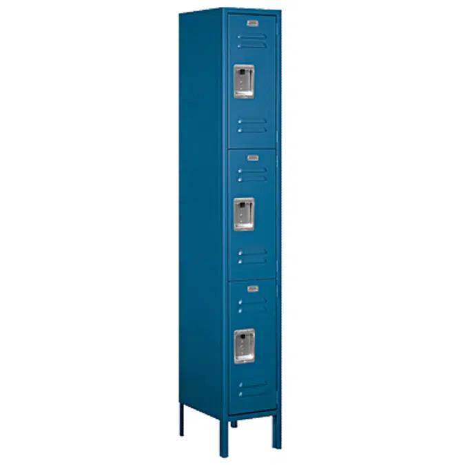 63000 Series Standard Metal Lockers - Triple Tier - 1 Wide