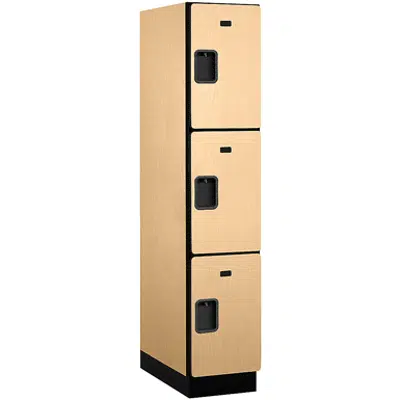 imazhi i 23000 Series Designer Wood Lockers - Triple Tier - 1 Wide