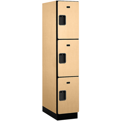 afbeelding voor 23000 Series Designer Wood Lockers - Triple Tier - 1 Wide