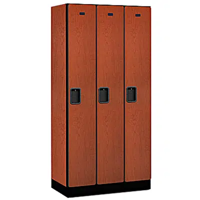 imagem para 31000 Series Designer Wood Lockers - Single Tier - 3 Wide