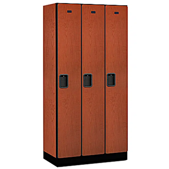 31000 Series Designer Wood Lockers - Single Tier - 3 Wide