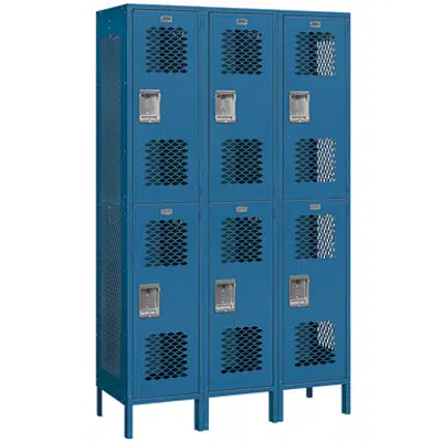 Immagine per 82000 Series Vented Metal Lockers - Double Tier - 3 Wide