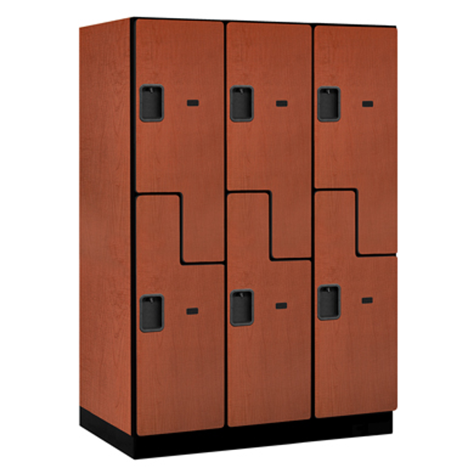 BIM objects - Free download! 18-27000 Series Designer Wood Lockers ...