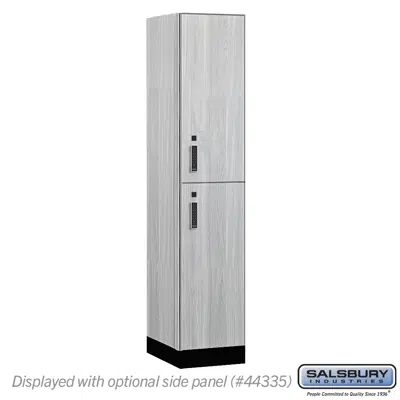 Image for 15-42000E Series Premier Wood Lockers - Double Tier - Electronic  Locks - 1 Wide