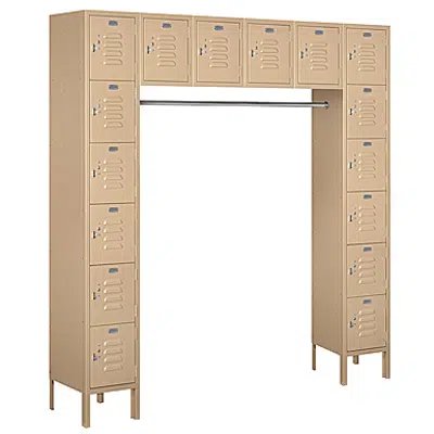 画像 66000 Series Standard Metal Lockers - Box Style Bridge