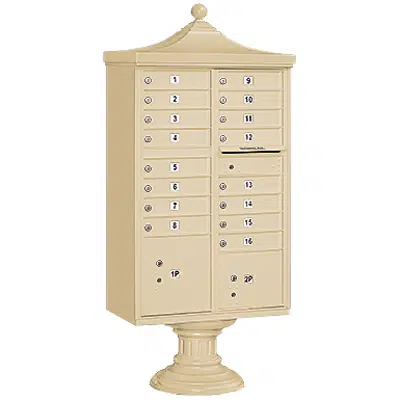 afbeelding voor 3300R Series Regency Decorative Cluster Box Units Mailboxes