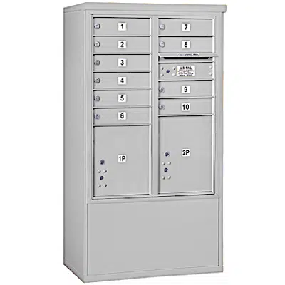 изображение для 3900 Series Free-Standing 4C Horizontal Mailboxes - 10 Door High Units