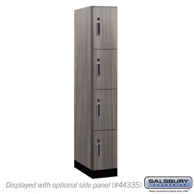 Image for 44000E Series Premier Wood Lockers - Four Tier - Electronic  Locks - 1 Wide