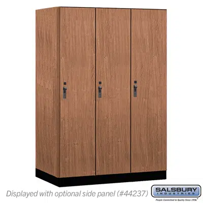 afbeelding voor 18-41000 Series Premier Wood Lockers - Single Tier - Standard Hasps - 3 Wide