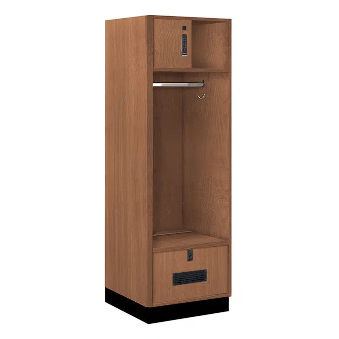 40000E Series Premier Wood Open Access Lockers