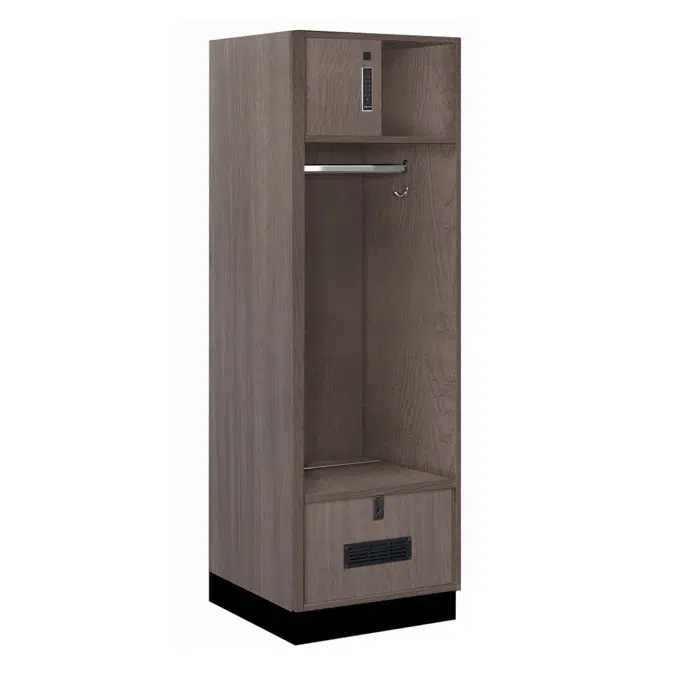 40000E Series Premier Wood Open Access Lockers