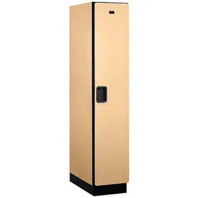 21000 Series Designer Wood Lockers - Single Tier - 1 Wide için görüntü