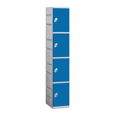 Image for 94000 Series Plastic Lockers - Four Tier - 1 Wide