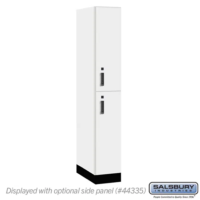 42000E Series Premier Wood Lockers - Double Tier - Electronic  Locks - 1 Wide